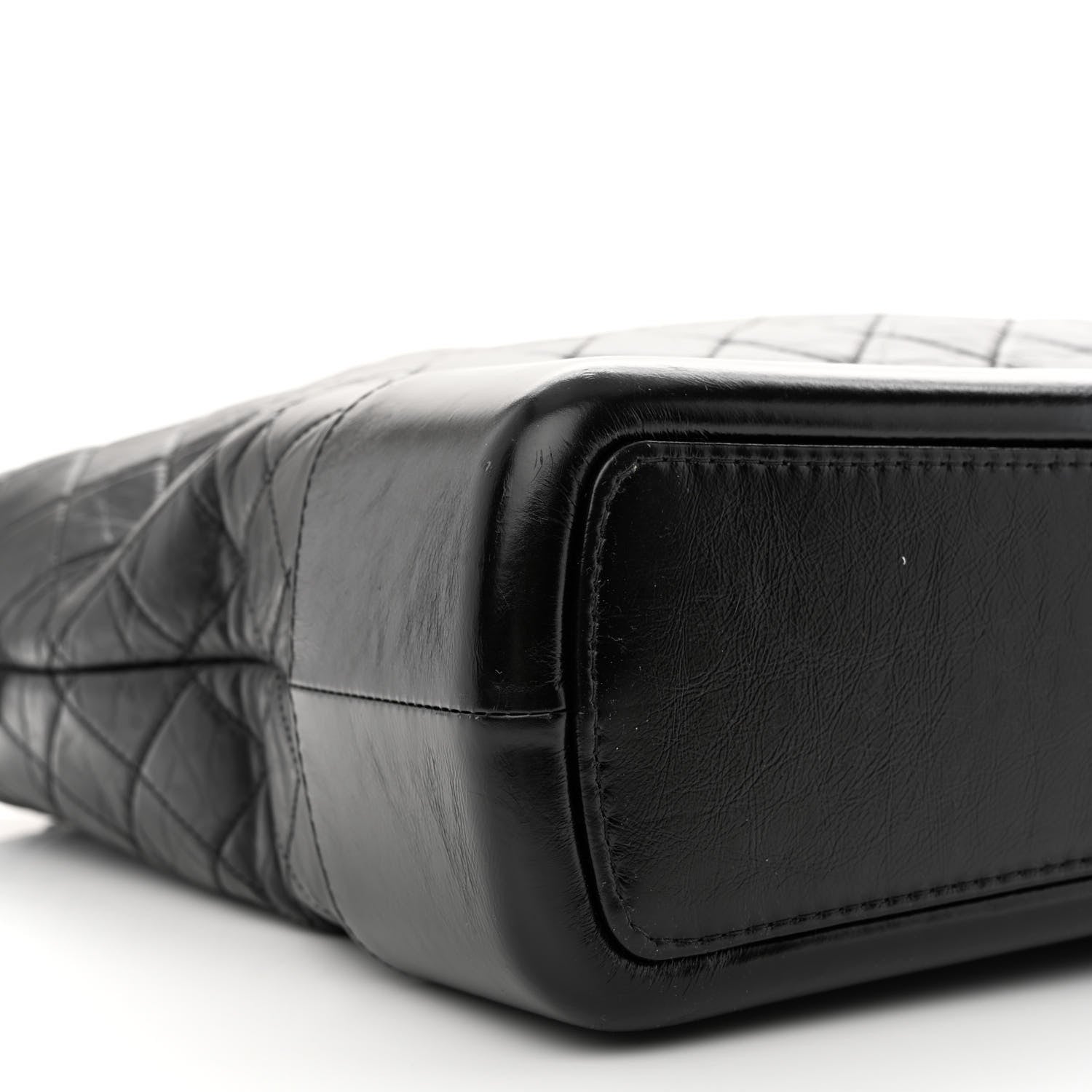 Chanel Aged Calfskin Quilted Maxi Gabrielle Hobo Black 9 of 12