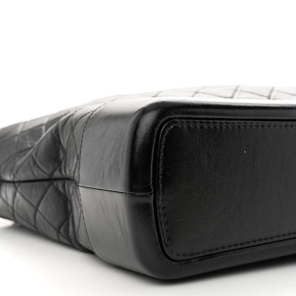 Chanel Aged Calfskin Quilted Maxi Gabrielle Hobo Black 9 of 12