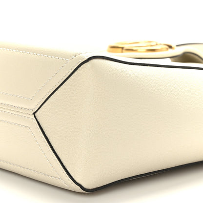 Gucci New Sakai Calfskin Lux Small Dahlia Tote Mystic White 9 of 9