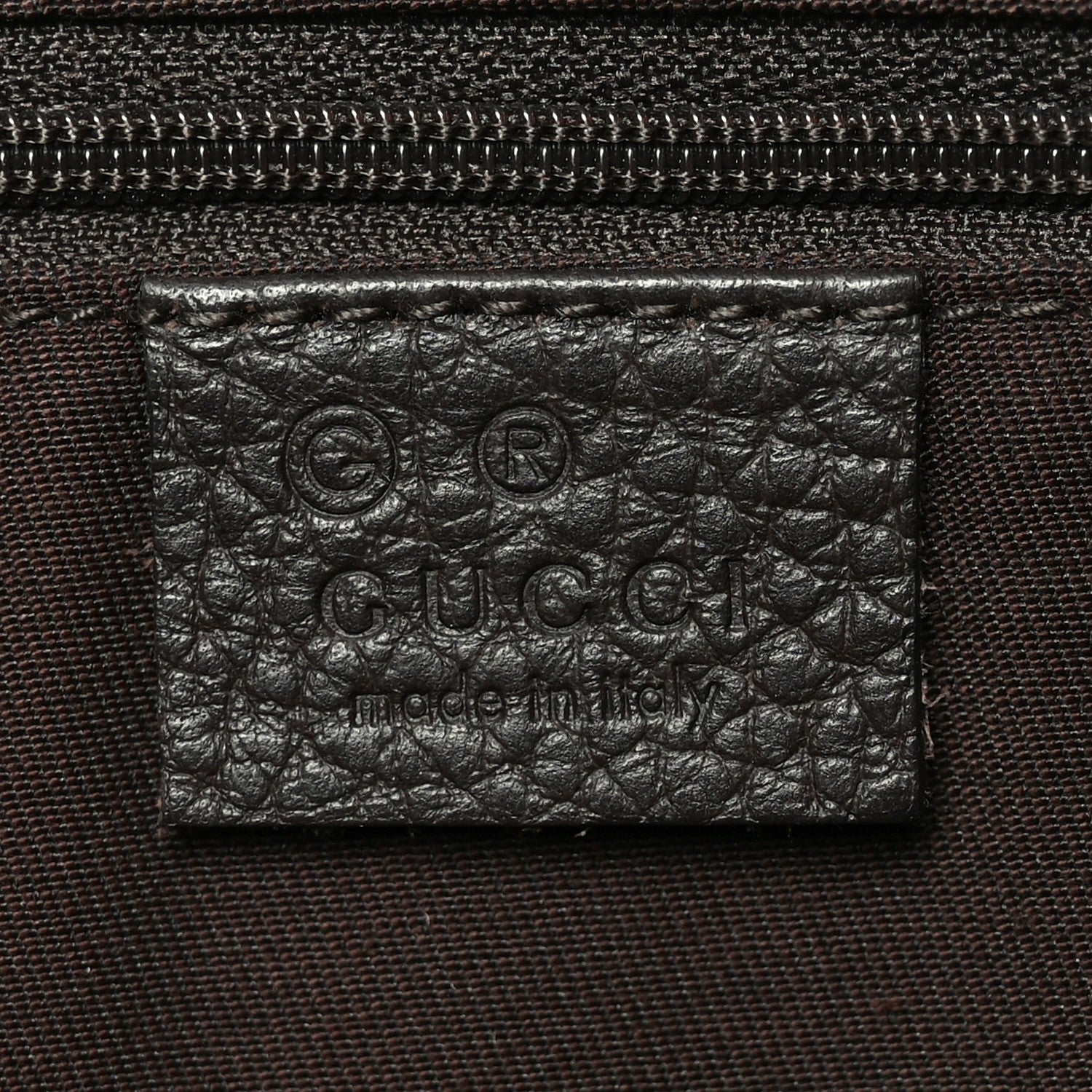 Gucci Denim Monogram Abbey Messenger Bag Dark Brown 6 of 10