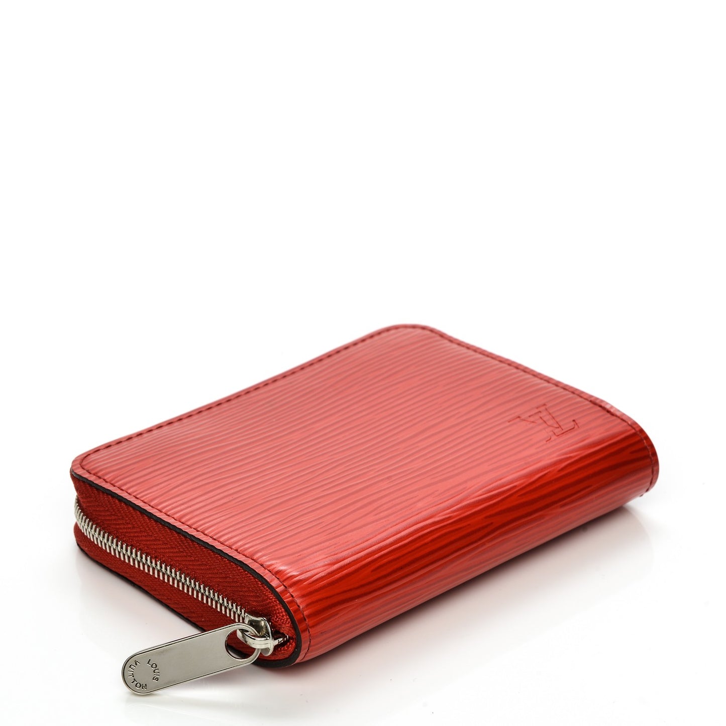 Epi Zippy Coin Purse Coquelicot