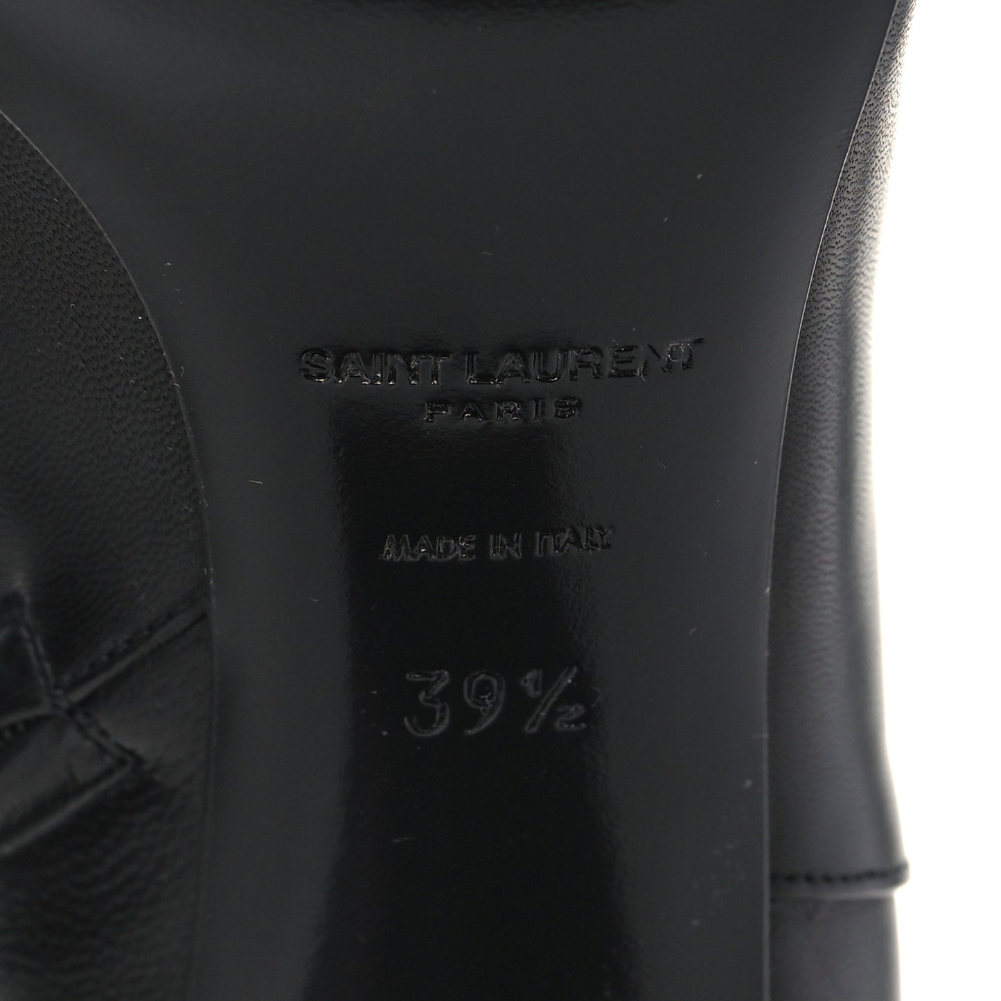 Nappa Vendome Loulou Ankle Zip Boots 39.5 Black