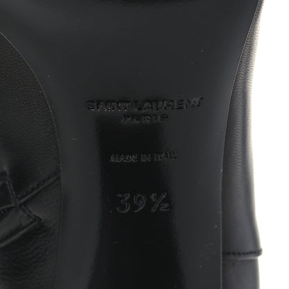 Saint Laurent Nappa Vendome Loulou Ankle Zip Boots 39.5 Black 7 of 9