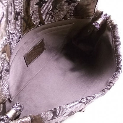 Louis Vuitton Brocade Thalie Clutch Silver 6 of 8