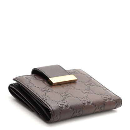 Gucci Guccissima Icon Bar French Wallet Dark Brown 8 of 14