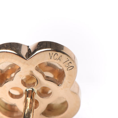 Van Cleef & Arpels 18K Yellow Gold Pure Alhambra Earring 5 of 5