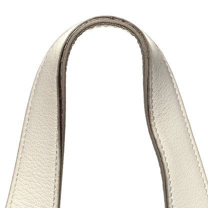 Saint Laurent Calfskin Woven Large Muse White 14 of 16