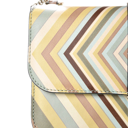 Valentino Garavani Vitello Native Couture 1975 Medium Glam Lock Rockstud Flap Multicolor 9 of 10