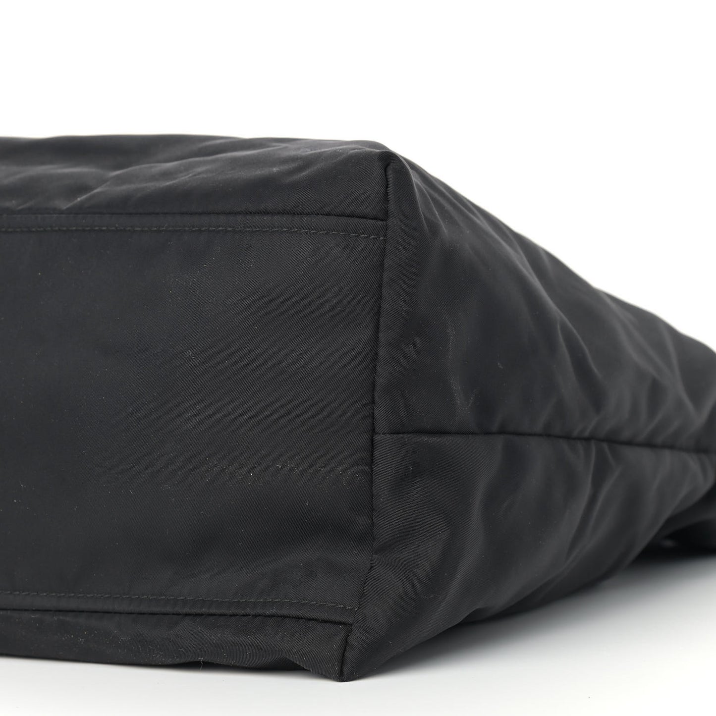 Nylon New Vela Studded Tote Black Fuoco