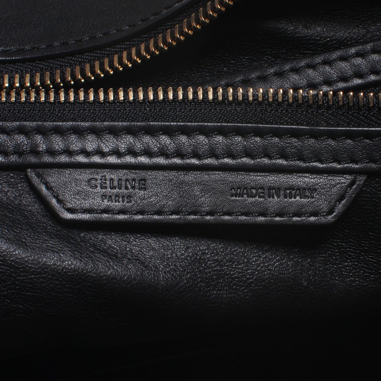 Celine Smooth Calfskin Shoulder Luggage Black 7 of 8