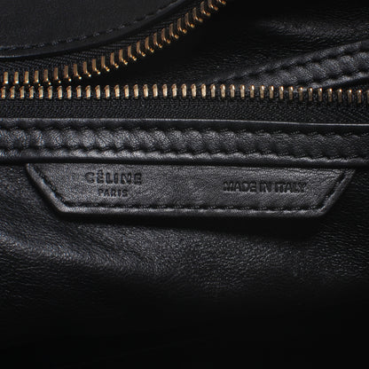 Celine Smooth Calfskin Shoulder Luggage Black 7 of 8