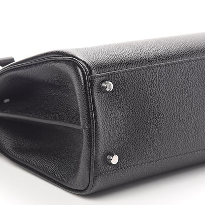 Gucci Grainy Calfskin Small Zumi Top Handle Bag Black 9 of 11