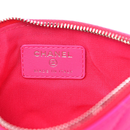 Chanel Goatskin Quilted Small Reissue Cosmetic Case Pink 6 of 8