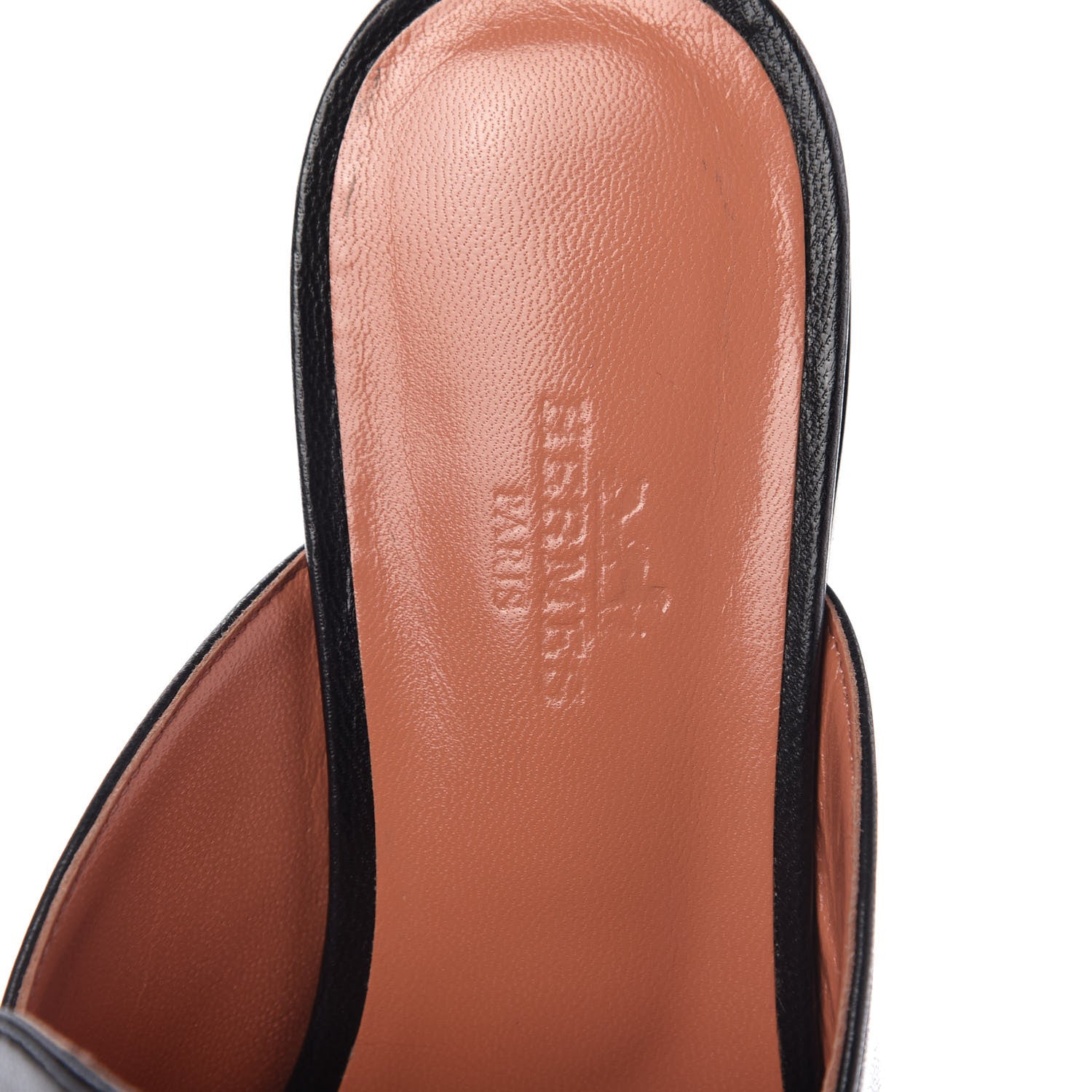 Hermes Goatskin Trocadero Mule 36 Black 7 of 10