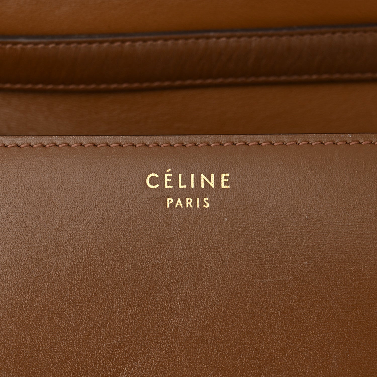 Celine Box Calfskin Medium Classic Box Flap Bag Camel 6 of 22
