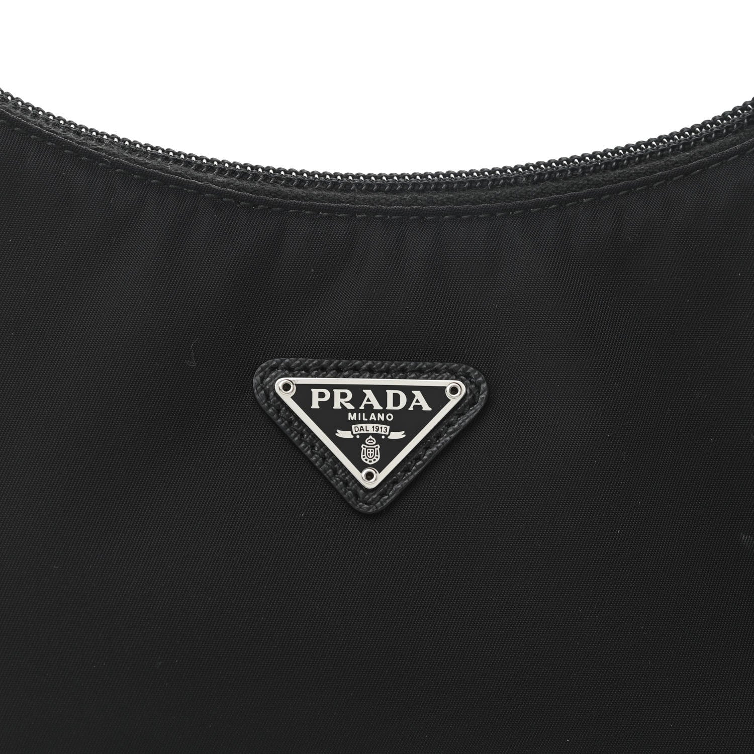 Prada Tessuto Nylon Mini Re-Edition 2000 Bag Black 9 of 12