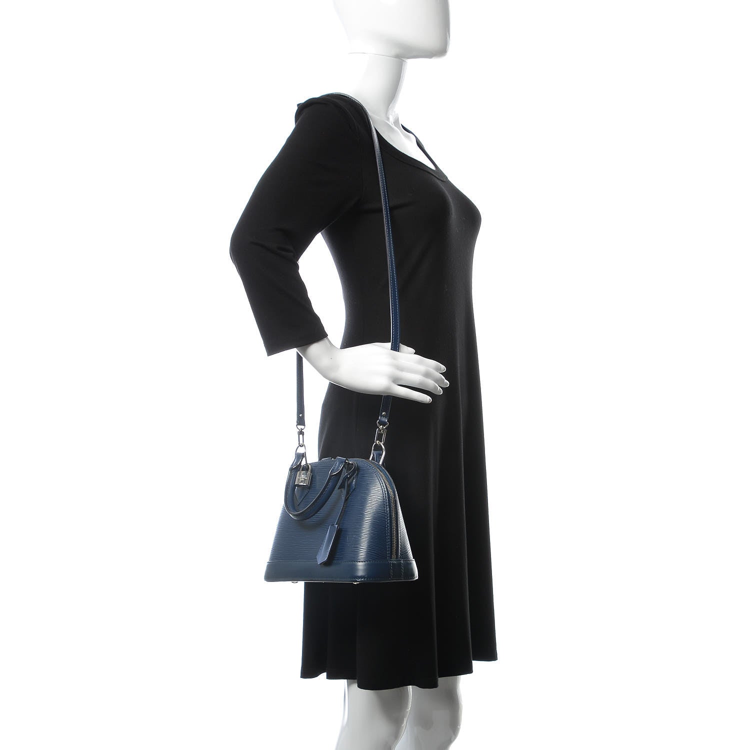 Louis Vuitton Epi Alma BB Indigo 3 of 16