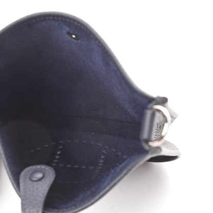 Hermes Taurillon Clemence Amazone Evelyne TPM Bleu Nuit Bleu Indigo 5 of 8