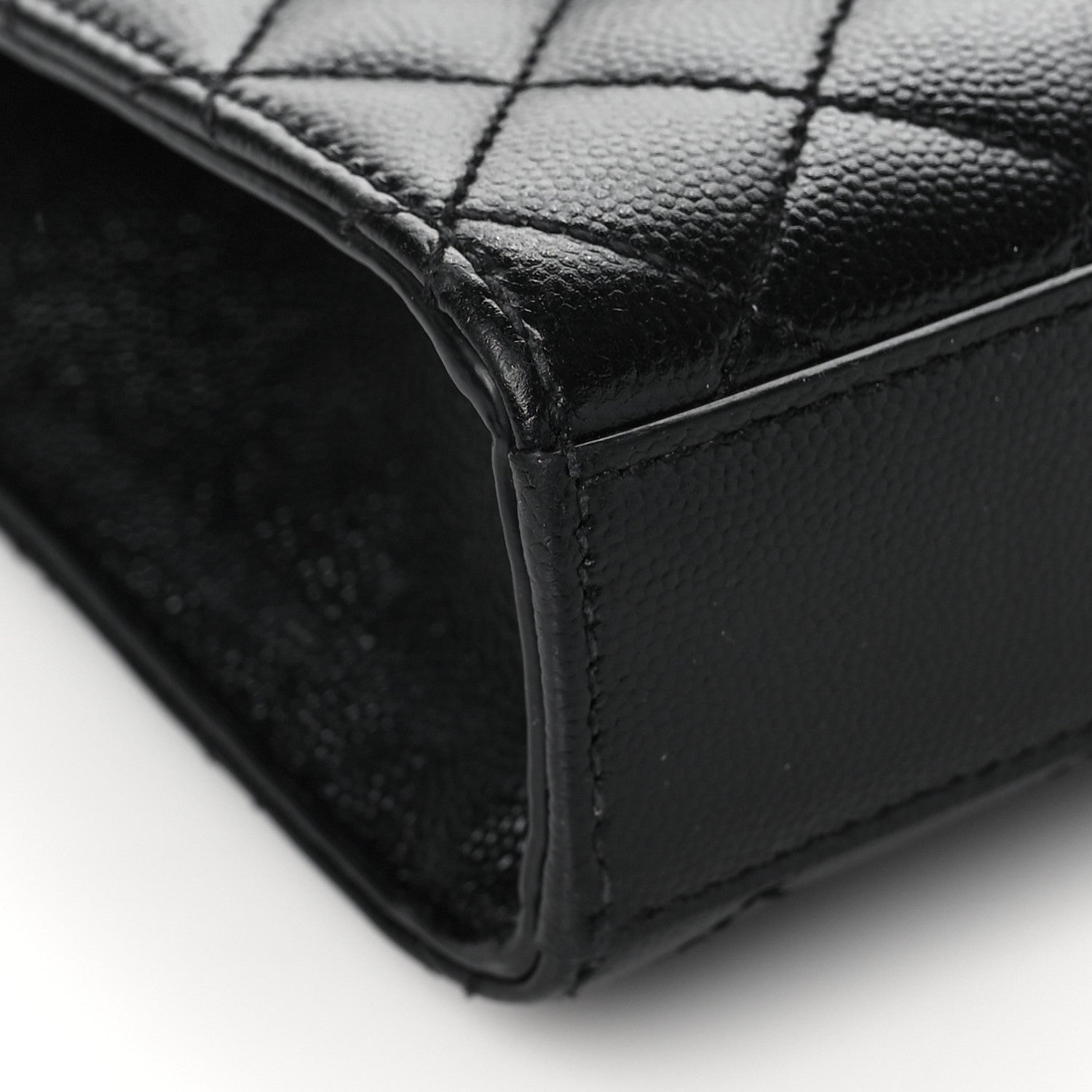 Saint Laurent Grain De Poudre Textured Mixed Matelasse Triquilt Medium Monogram Satchel Black 7 of 9