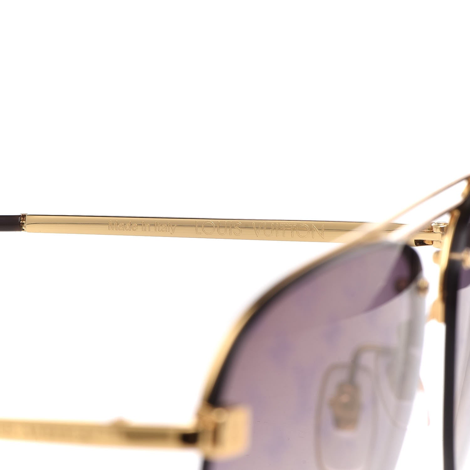 Louis Vuitton Clockwise Sunglasses Z1020E Gold 404162 – FASHIONPHILE