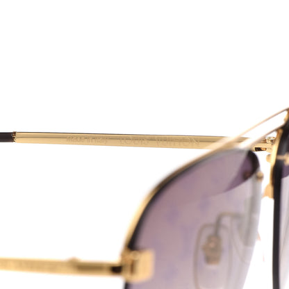 Louis Vuitton Clockwise Sunglasses Z1020E Gold 5 of 8