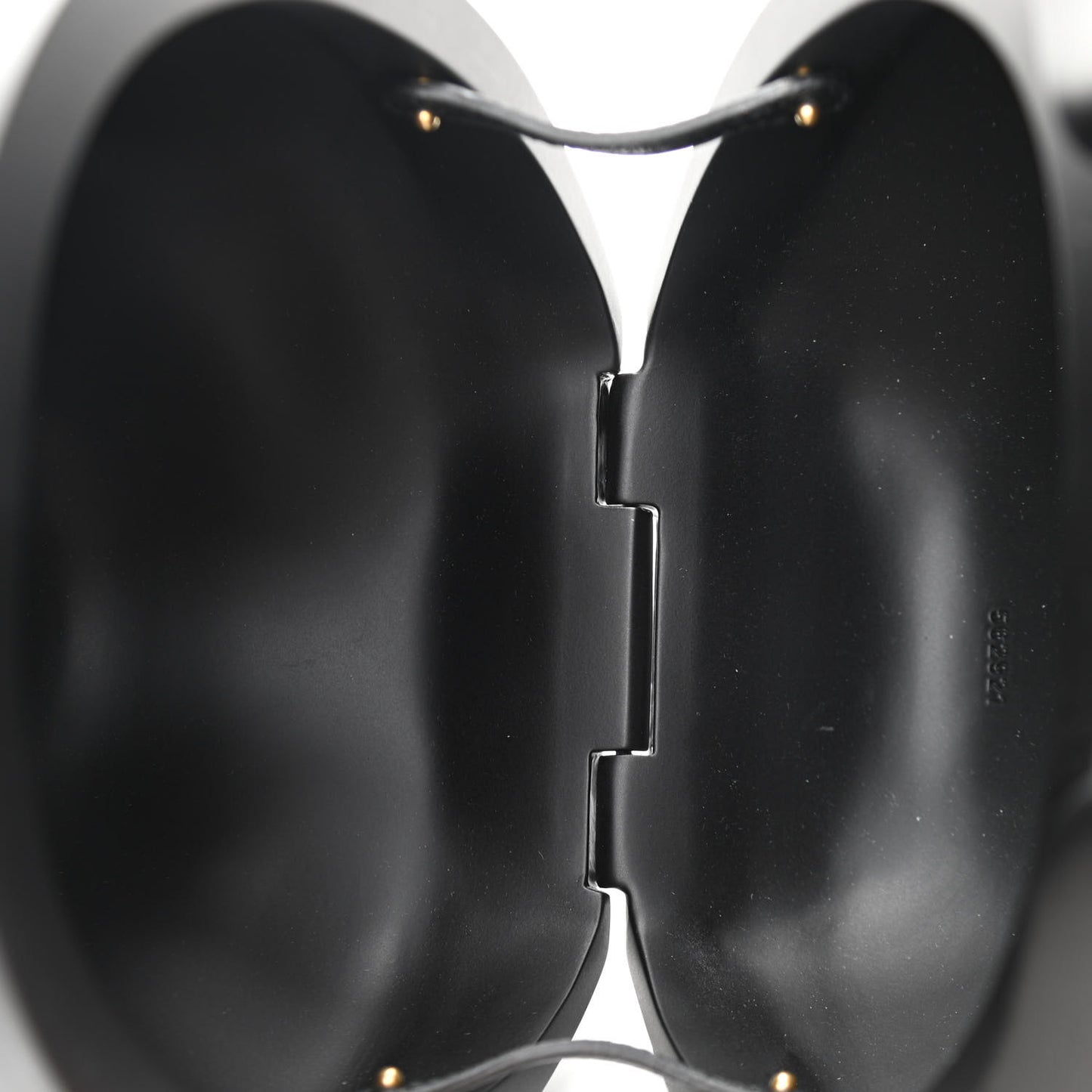 X DISNEY Plastic Mickey Mouse Top Handle Bag Matte Black