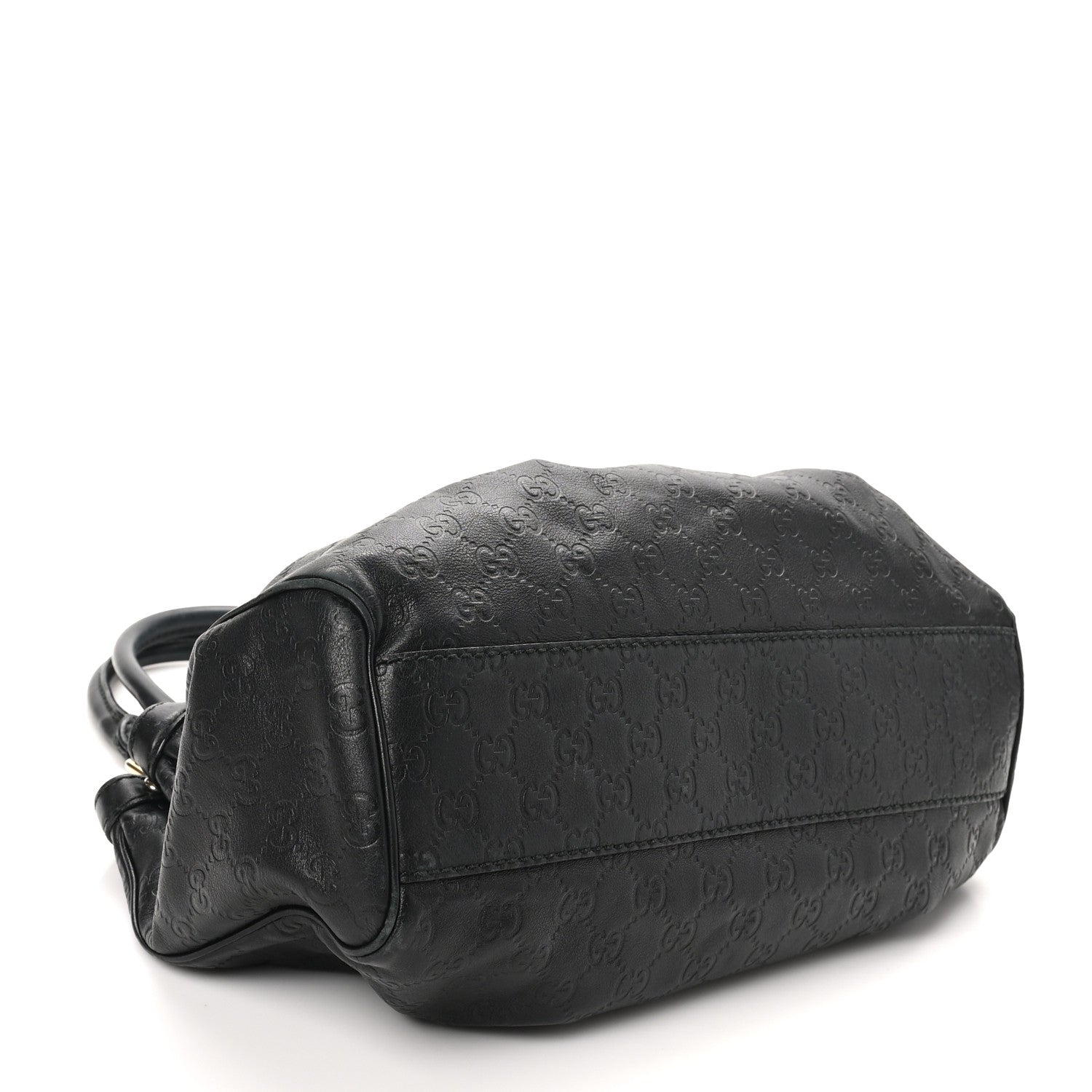 Gucci Guccissima Medium Sukey Tote Black 4 of 13
