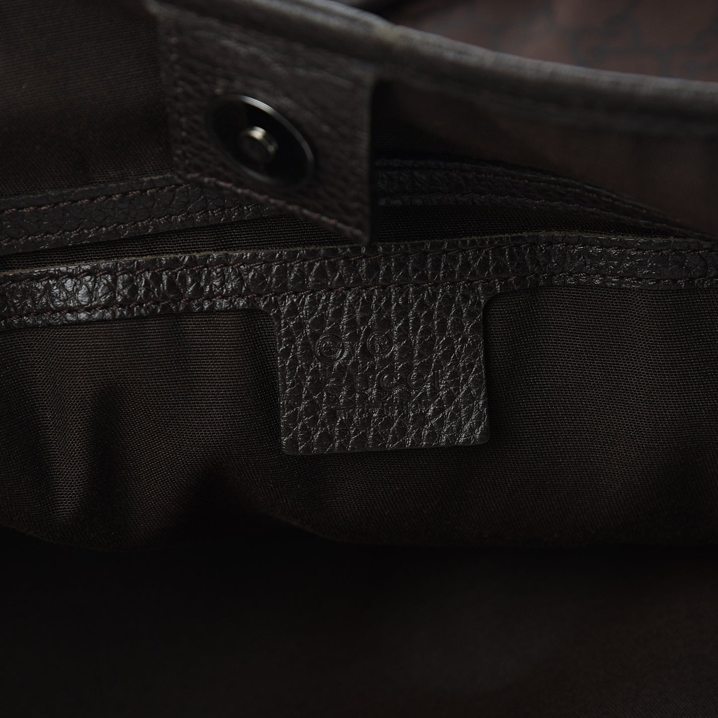Monogram Medium Joy Tote Dark Brown