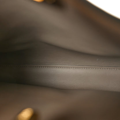 Fendi Vitello Tahiti Burro Medium Peekaboo Iconic Essentially Satchel Black Corda 6 of 10