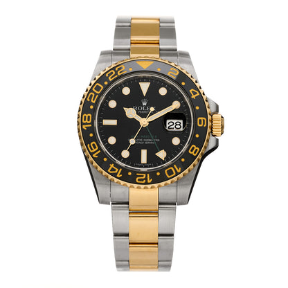 Rolex Stainless Steel 18K Yellow Gold 40mm GMT-Master II Oyster Perpetual Date Watch 116713LN 1 of 5