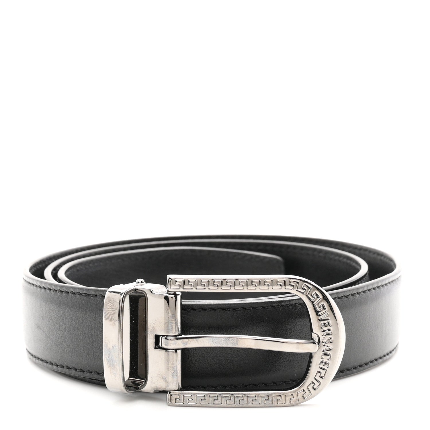Versace Calfskin 80 32 3cm Belt Black 1 of 5