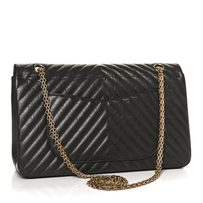 Chanel Aged Calfskin Chevron Quilted 2.55 Reissue 227 Flap Grey 3 of 21