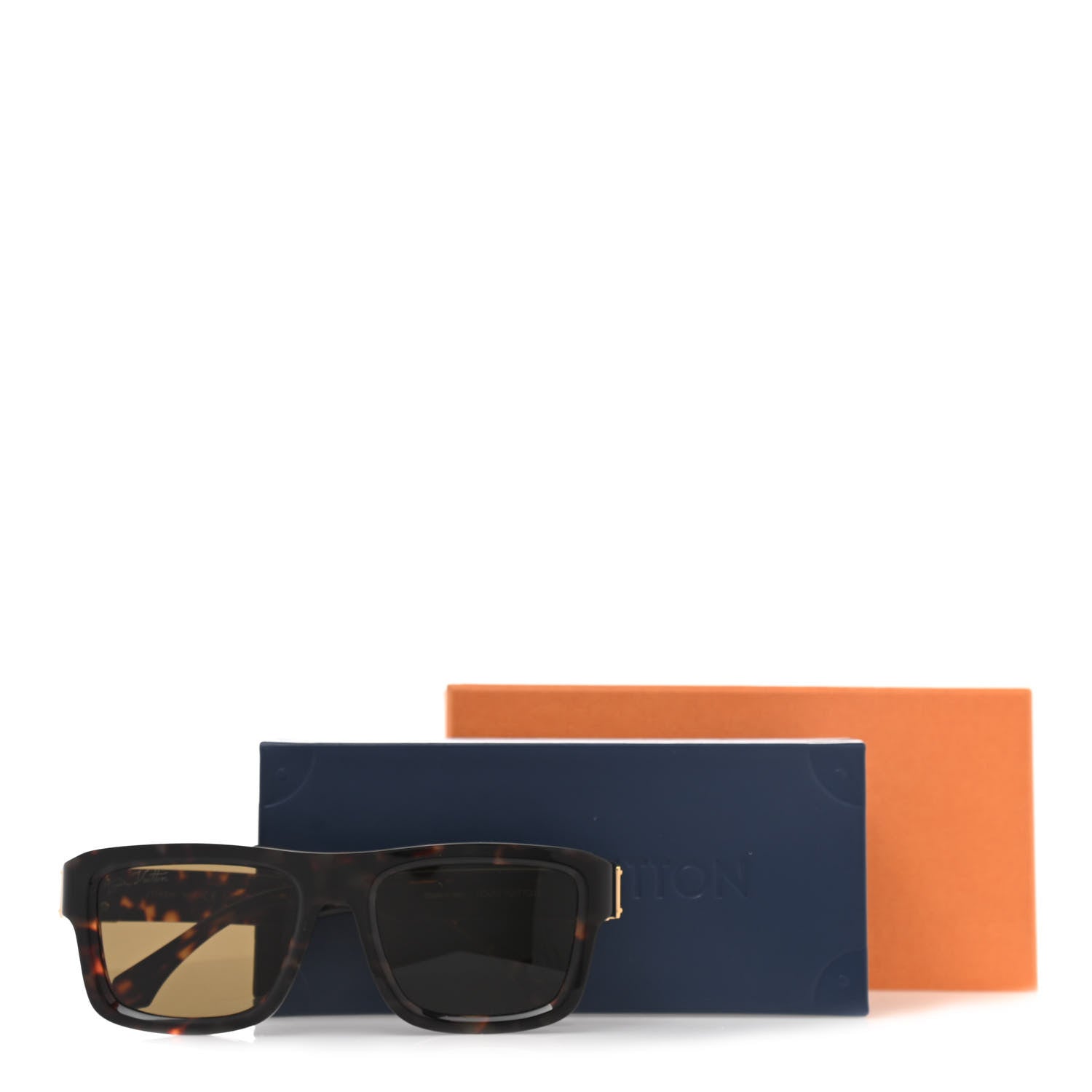 Louis Vuitton Square City Sunglasses Z1193W Tortoise 8 of 8