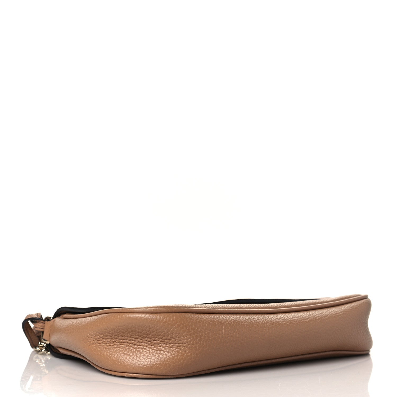 Gucci Pebbled Calfskin Medium Soho Flap Crossbody Camelia 4 of 11