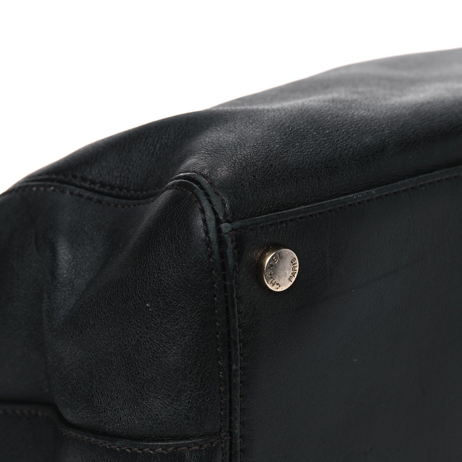 Chanel Calfskin Boston Black 7 of 14