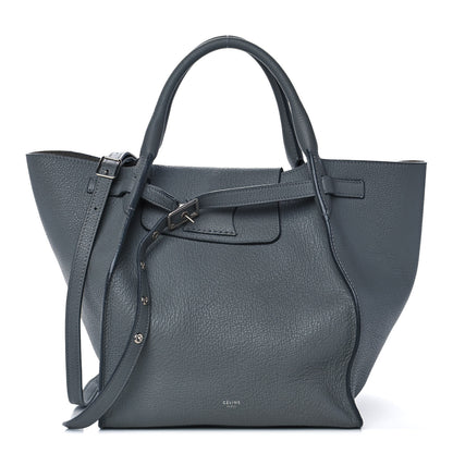 Celine Supple Calfskin Long Strap Small Big Bag Zinc 1 of 12