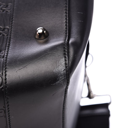 Gucci Guccissima Signature Large Duffle Black 13 of 15