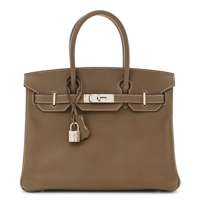 Hermes Epsom BIRKIN 30 Etoupe 1 of 12