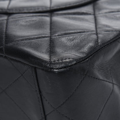Chanel Lambskin Quilted XL Jumbo Single Flap Black 13 of 15