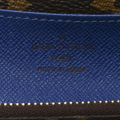 Louis Vuitton Monogram Emilie Wallet Blue 6 of 8