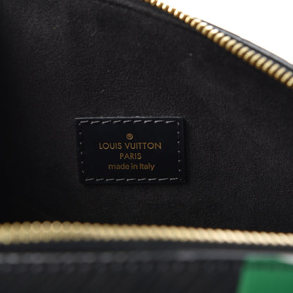 Louis Vuitton Epi Colored Monogram Damier Race Speedy Bandouliere 30 Black Rouge 7 of 11