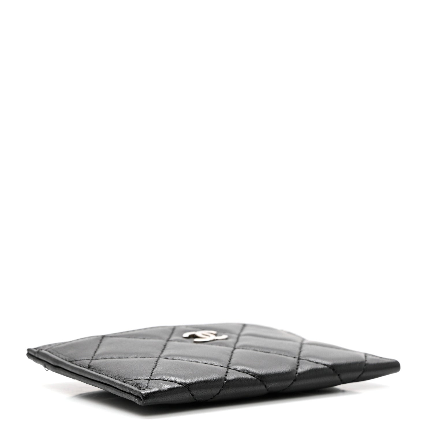 Chanel Lambskin Quilted Card Holder Black 4 of 8