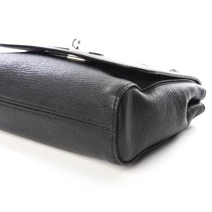 Mulberry Glossy Goatskin Small Lily Flap Black 6 of 10