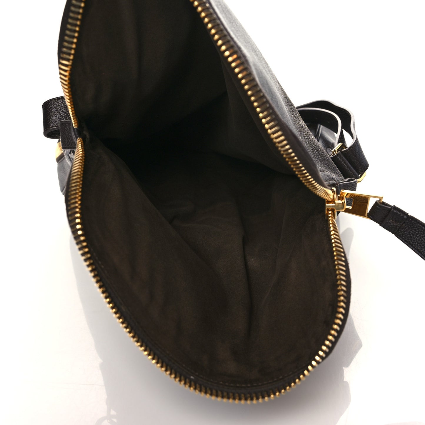 Pebbled Calfskin Large Jennifer Dark Brown