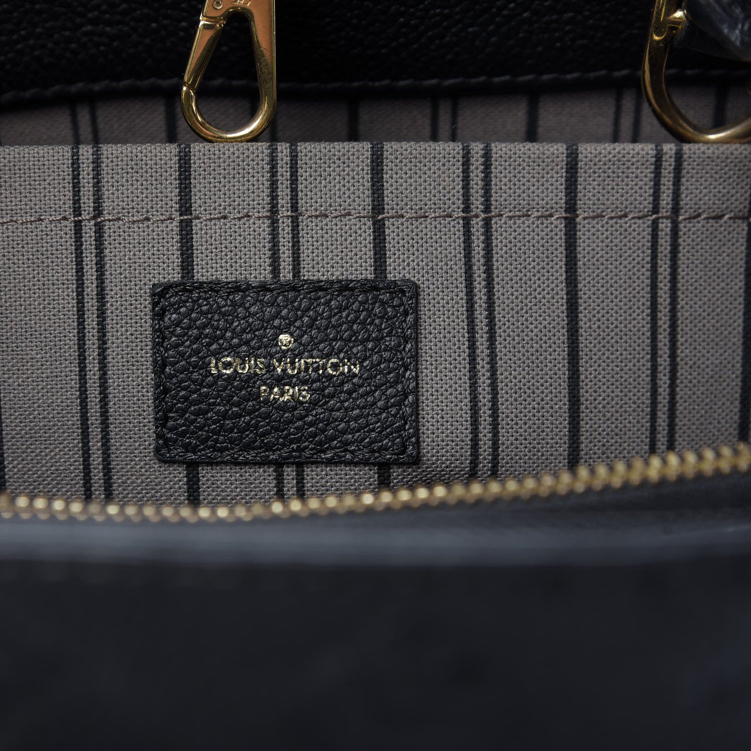 Louis Vuitton Empreinte Montaigne GM Black 9 of 11