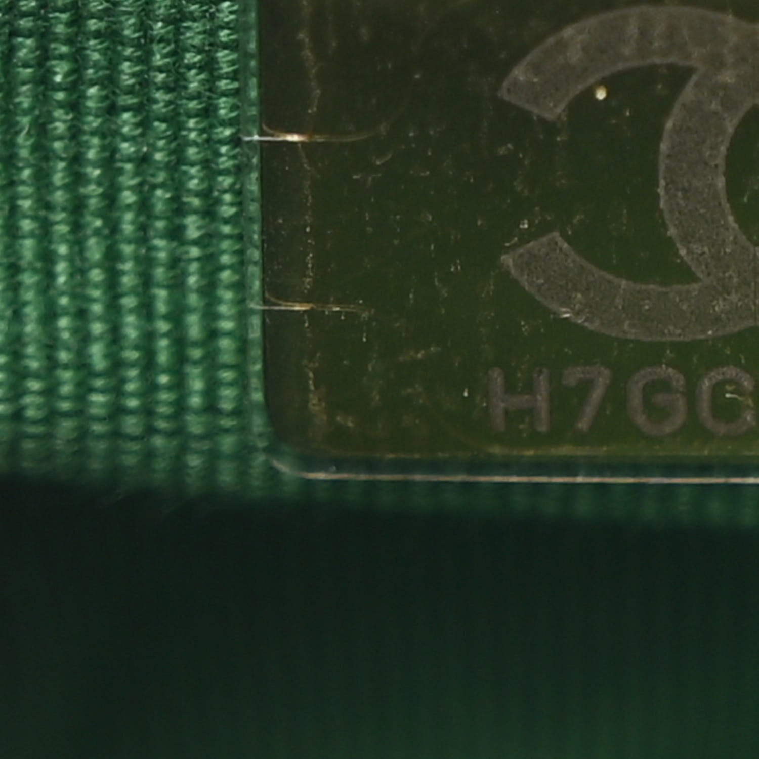 Chanel Shiny Aged Calfskin Quilted Nano Kelly Shopper Green 7 of 11