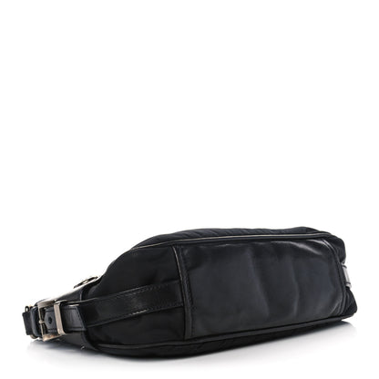 Prada Tessuto Nylon Shoulder Bag Black 3 of 8