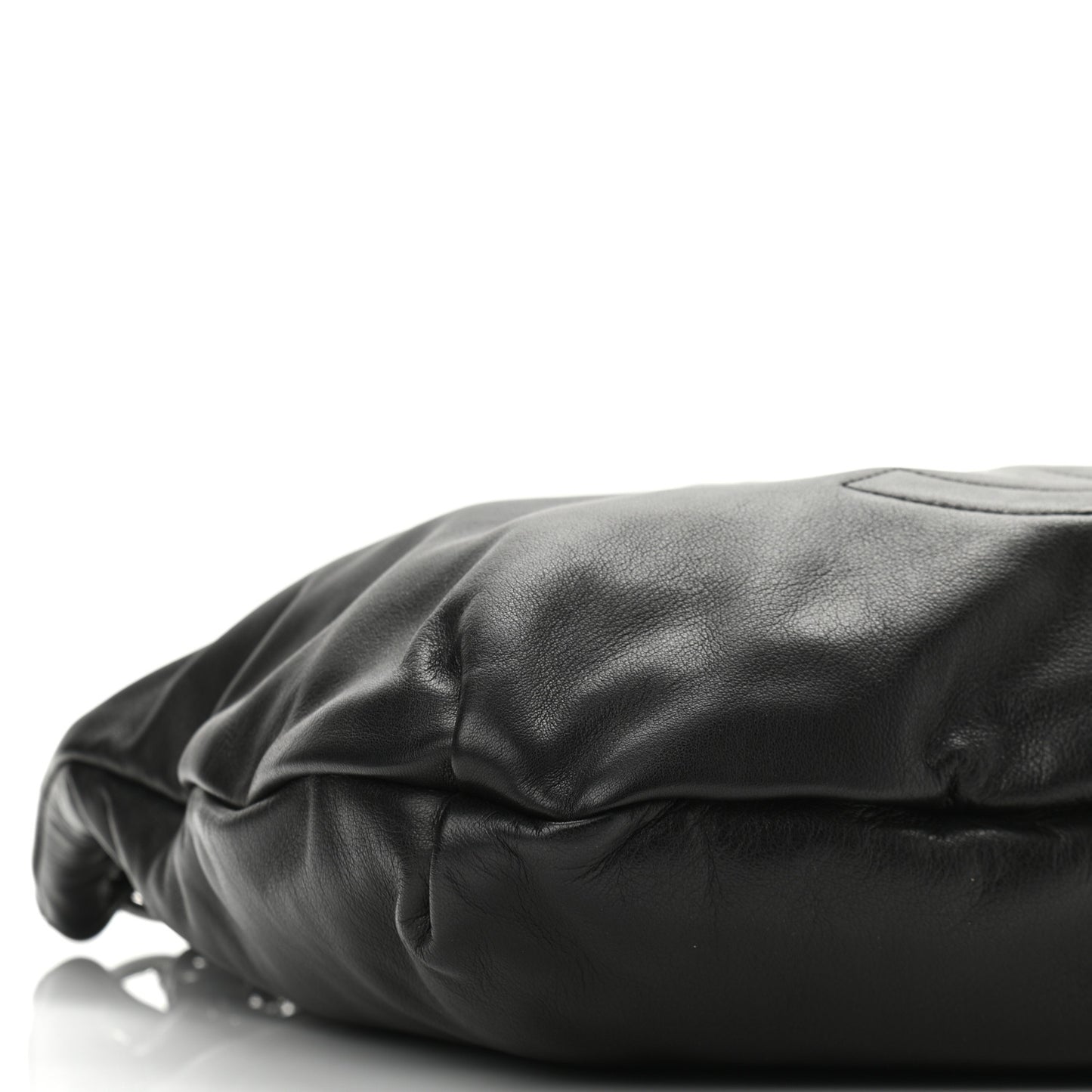 Lambskin Large Soft and Chain Hobo Black