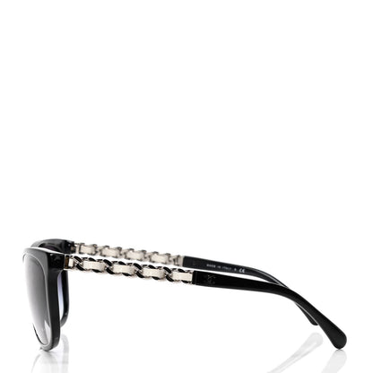 Chanel Cat Eye Chain Sunglasses 5260-Q Black 3 of 7