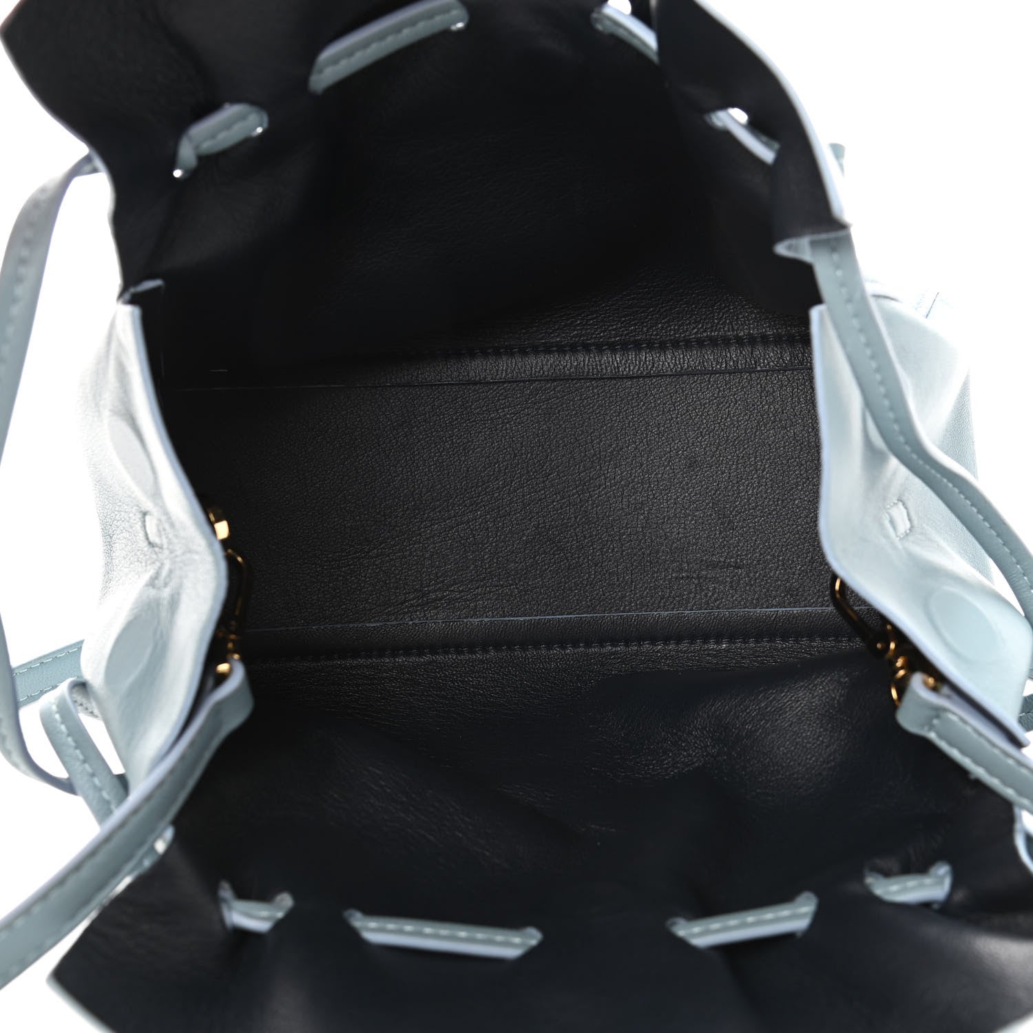 Mansur Gavriel Lambskin Mini Protea Bag Grey Blue 4 of 4